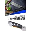 Dalstrong Nakiri Asian Vegetable Knife – 7″ – Gladiator Series – Forged German High Carbon Steel – Black G10 Handle Kitchen Knife – Sheath Included – NSF Certified(Black G10 Handle)