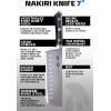 Dalstrong Nakiri Asian Vegetable Knife – 7″ – Gladiator Series – Forged German High Carbon Steel – Black G10 Handle Kitchen Knife – Sheath Included – NSF Certified(Black G10 Handle)