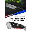Dalstrong Nakiri Vegetable Knife – 6 inch – Shogun Series Elite – Japanese AUS-10V Super Steel – Black G10 Handle – Damascus – Hammered Finish – Vegetable Kitchen Knife – Sheath Included(Black Handle)