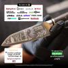Dalstrong Paring Knife – 4 inch – Lord of the Rings™ Edition – Official Licensed Collection – Hobbits – Premium German X50CRMOV15 Steel – Ebony Wood Handle – Leather Sheath(4″ Paring Knife)