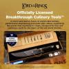 Dalstrong Paring Knife – 4 inch – Lord of the Rings™ Edition – Official Licensed Collection – Hobbits – Premium German X50CRMOV15 Steel – Ebony Wood Handle – Leather Sheath(9″ Slicing Knife)