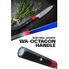 Dalstrong Paring Knife – 4.5 inch – Ronin Series – Double Bevel Blade Razor Sharp – Japanese AUS-10V Super Steel – Damascus – G10 Handle Kitchen Knife – Black Acacia Wood Sheath