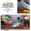 Dalstrong Pitmaster BBQ Knife – 8 inch – THE JOKER™ Edition Official License – 5 Layer 9CR18MOV Stainless Steel – Resin Handle – Meat Fork Bottle Opener – Collection Item – Knife Sheath(Chef Knife)