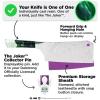 Dalstrong Pitmaster BBQ Knife – 8 inch – THE JOKER™ Edition Official License – 5 Layer 9CR18MOV Stainless Steel – Resin Handle – Meat Fork Bottle Opener – Collection Item – Knife Sheath(Cleaver Knife)