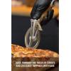 Dalstrong Pizza Cutter Wheel – High-Carbon Heavy-Duty Stainless Steel – G10 Handle – Easy Cleaning Best Pizza Knife Slice – Thumb Guard Protection & Blade Cover – The Orbit Razor Unique Pizza Slicer(Olive Wood)