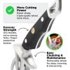 Dalstrong Pizza Cutter Wheel – High-Carbon Heavy-Duty Stainless Steel – G10 Handle – Easy Cleaning Best Pizza Knife Slice – Thumb Guard Protection & Blade Cover – The Orbit Razor Unique Pizza Slicer(Black)