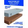 Dalstrong Premium Whetstone Kit-#3000/#8000 Knife Sharpening Kit-Gift Extra Large Grit Stones-Top-Grade Corundum-Thick Knife Sharpening Stone-Whetstone Set Knife Sharpener-Ultra-Durable(1000 – 400 Kit)