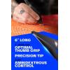 Dalstrong Professional Fish Bone Tweezers – 6 inch – Premium 304 Stainless Steel – Black Titanium Coating – Ambidextrous Design – Angled, Beveled Tip for Precision Work – Fish Pliers Remover Tool