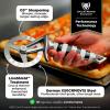 Dalstrong Professional Pizza Wheel – Beetlejuice™ Edition – Official License – German X50CRMOV15 Stainless Steel – G10 Handle – Detachable Blade – Pizza Cutter – Leather Sheath