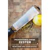 Dalstrong Professional Wide Cheese Grater – Ribbon – #304 Stainless Steel Blade – G10 Handle Kitchen Shredder – w/Blade Cover – Medium/Soft Cheese, Chocolate, Citrus, Root Vegetables – NSF Certified(Zester)