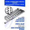 Dalstrong Professional Wide Cheese Grater – Ribbon – #304 Stainless Steel Blade – G10 Handle Kitchen Shredder – w/Blade Cover – Medium/Soft Cheese, Chocolate, Citrus, Root Vegetables – NSF Certified(Extra Coarse)