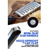Dalstrong Professional Wide Cheese Grater – Ribbon – #304 Stainless Steel Blade – G10 Handle Kitchen Shredder – w/Blade Cover – Medium/Soft Cheese, Chocolate, Citrus, Root Vegetables – NSF Certified(Extra Coarse)