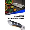 Dalstrong Santoku Knife – 5 inch – Gladiator Series Elite – Forged German High Carbon Steel – Black G10 Handle Kitchen Knife – Asian Vegetable Cooking Knife – Sheath Included – NSF Certified(Black G10 Handle)