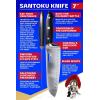 Dalstrong Santoku Knife – 7 inch – Centurion Series – Premium Swedish 14C28N High Carbon Stainless Steel – G10 Handle Kitchen Knife – Razor Sharp Vegetable Knife – Cooking Asian Knife – Sheath