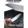 Dalstrong Santoku Knife – 7 inch – Ronin Series – Double Bevel Blade Razor Sharp – Japanese AUS-10V Super Steel – Damascus – G10 Handle Kitchen Knife – Black Acacia Wood Sheath