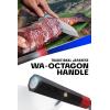 Dalstrong Santoku Knife – 7 inch – Ronin Series – Double Bevel Blade Razor Sharp – Japanese AUS-10V Super Steel – Damascus – G10 Handle Kitchen Knife – Black Acacia Wood Sheath