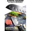 Dalstrong Santoku Knife – 7 inch – Shogun Series – Damascus – Japanese AUS-10V Super Steel 67 Layers – Black G10 Handle – Vegetable Knife – Vacuum Treated – Kitchen Knife – Sheath Included(Black Handle)