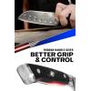 Dalstrong Santoku Knife – 7 inch – Shogun Series – Damascus – Japanese AUS-10V Super Steel 67 Layers – Black G10 Handle – Vegetable Knife – Vacuum Treated – Kitchen Knife – Sheath Included(Black Handle)