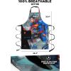 Dalstrong Serrated 8 inch Bread Knife – DC Superman™ Edition – Premium German Stainless Steel – POM Handle Full Tang – Etched Artwork Logo – Boyfriend Valentine’s Gift Bread Slicer – Leather Sheath(Man of Steel Apron)