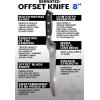 Dalstrong Serrated Offset Bread Knife – 8 inch – Shogun Series – Deli Knife Gift – Damascus – AUS-10V Japanese Super Steel – Bread Slicer Cutter – Slicing Knife – Vacuum Treated – G10 Handle – Sheath(8″ Offset Bread Knife)