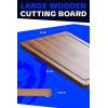 Dalstrong Teak Wood Cutting Board – 22″ x 15″ Large Size-Tight Wood Grain-Laser-Engraved Measurements & Juice Groove – Kitchen Chopping Board-Serving-Large Cutting Boards