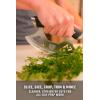 Dalstrong Ulu Knife – 7 inch – Rocking, Mincing, Slicing Meat & Herb Knife – Gladiator Series Elite – High-Carbon 5CR15MOV Steel – Razor Sharp Kitchen Knife – G10 Handle – Chef Knife