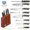 The Gladiator Series Elite 8-Piece Knife Block Set Gift Set Bundled with The Dalstrong Premium, Extra-Large Whetstone Kit – #6000/#1000 Grit with Stand
