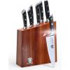 The Gladiator Series Elite 8-Piece Knife Block Set Gift Set Bundled with The Dalstrong Premium, Extra-Large Whetstone Kit – #6000/#1000 Grit with Stand