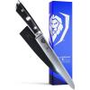 DALSTRONG Utility Knife – 6 inch – Gladiator Series Elite – Forged High-Carbon German Steel Kitchen Knife – Black G10 Handle – Paring Cooking Knife Gift – Chef’s Knife – Sheath – NSF Certified(6″ Utility Knife)
