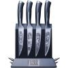 Dalstrong 4 Piece Steak Knife Set – 4.5″ – KISS™ Edition Official License – Magnetic Wood & Metal Block Display – Serrated Knives – Meat, Dinner Set – German X50CRMOV15 Stainless Steel – Collector Pin
