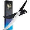 Dalstrong Butcher & Breaking Knife – 10″ – Quantum 1 Series – American Forged BD1N-VX Hyper Steel – Carbon Fibre G10 Hybrid Handle – Leather Sheath