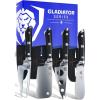 Dalstrong Charcuterie & Cheese Knife Set-4pc-Gladiator Series Elite-Mini Cleaver, Serrated,Round-Tip,Forked Cheese Knives Set-G10 Handle-Soft & Hard Cheese-Sheath-NSF Certified