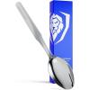 Dalstrong Chef’s Utility Spoon – Silver 304 Stainless Steel – Professional Use – Corrosion Resistant – 1 TBSP 9 inch long – Tasting Plating Metal Spoon – Mirror Polish Satin Finish – Engraved Logo(Tasting Spoon)