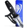 Dalstrong Clam Oyster Knife- 3” Shellfish & Oyster Shucker Clamp Knife – Gladiator Series Elite – Forged HC German Steel – Crab Eating Utensils- G10 Handle – W/Sheath- NSF Certified(3 inch Oyster Knife)