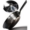 Dalstrong Frying Pan Skillet – 10 inch – The Avalon Series – 5-Ply Copper Core – Hammered Finish Cooking Pan – 2.1 Quart – Premium Black Kitchen Cookware – Omelet, Egg Pan – w/Lid & Pot Protector
