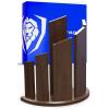 Dalstrong Magnetic Knife Block – Holds 12 Piece – ‘Dragon Spire’ – Premium Double-Sided Walnut Block Holder and Stand – Display Stand – Professional Kitchen Set – Cooking Set