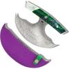 Dalstrong Pitmaster BBQ Knife – 8 inch – THE JOKER™ Edition Official License – 5 Layer 9CR18MOV Stainless Steel – Resin Handle – Meat Fork Bottle Opener – Collection Item – Knife Sheath(Ulu Knife)