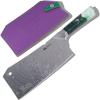 Dalstrong Pitmaster BBQ Knife – 8 inch – THE JOKER™ Edition Official License – 5 Layer 9CR18MOV Stainless Steel – Resin Handle – Meat Fork Bottle Opener – Collection Item – Knife Sheath(Cleaver Knife)