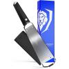 Dalstrong Professional Wide Cheese Grater – Ribbon – #304 Stainless Steel Blade – G10 Handle Kitchen Shredder – w/Blade Cover – Medium/Soft Cheese, Chocolate, Citrus, Root Vegetables – NSF Certified(Zester)