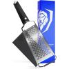 Dalstrong Professional Wide Cheese Grater – Ribbon – #304 Stainless Steel Blade – G10 Handle Kitchen Shredder – w/Blade Cover – Medium/Soft Cheese, Chocolate, Citrus, Root Vegetables – NSF Certified(Ribbon)
