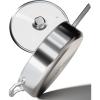 Dalstrong Silver Saute Pan – 12 inch – The Oberon Series – Frying Pan – 4.5 QT – 3-Ply Aluminum Core Cookware – Silver Cooking Pots and Pans – w/Lid & Pot Protector