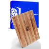 Dalstrong Teak Wood Cutting Board – 22″ x 15″ Large Size-Tight Wood Grain-Laser-Engraved Measurements & Juice Groove – Kitchen Chopping Board-Serving-Large Cutting Boards