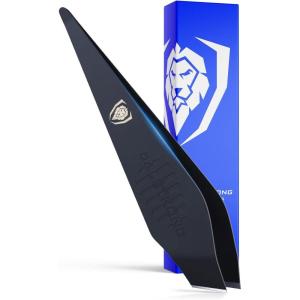 Dalstrong Professional Fish Bone Tweezers – 6 inch – Premium 304 Stainless Steel – Black Titanium Coating – Ambidextrous Design – Angled, Beveled Tip for Precision Work – Fish Pliers Remover Tool