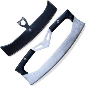 Dalstrong Professional Pizza Knife – Mortal Kombat™ Official Licensed 14 inch Long Blade – Wall Mount Holder – Japanese AUS-10V Super Steel – G10 Handle – Pizza Cutter, Slicer, Rocker – Sheath