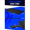 Dalstrong Cutting & Serving Board-Giftable Black Wood-Fibre Cutting Board-Non-Slip-The Infinity Series-G10 Handle-Obsidian Black-Large Size (10″ x 16″)