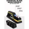 Dalstrong Hornet Kitchen Knife Sharpener – All Purpose Sharpener Refillable Water – Aluminum Alloy & Premium ABS – #180 Coarse, #400 Medium, #600 Fine Ceramic Wheels Blade Sharpening Kit Stone 磨刀石