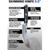 Dalstrong Skinning & Boning Knife – 5.5 inch – Gladiator Series Elite – Forged High-Carbon German Steel – G10 Handle – w/Sheath – Meat Cutting, Carving, Bone, Trimming, Deboning – NSF Certified