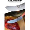 Dalstrong Skinning & Boning Knife – 5.5 inch – Gladiator Series Elite – Forged High-Carbon German Steel – G10 Handle – w/Sheath – Meat Cutting, Carving, Bone, Trimming, Deboning – NSF Certified