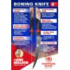 Dalstrong Curved Boning Knife – 6 inch – Firestorm Alpha Series – Premium 10Cr15CoMoV High-Carbon Steel – Traditional Japanese Wa Stabilized Wood & Resin Handle – Fillet Knife – Bone, Debone – Sheath