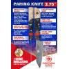 Dalstrong Paring Knife – 3.75 inch – Firestorm Alpha Series – Premium 10Cr15CoMoV High-Carbon Steel – Traditional Japanese Wa Stabilized Wood & Resin Handle – Cooking Kitchen Chef Knife – w/Sheath
